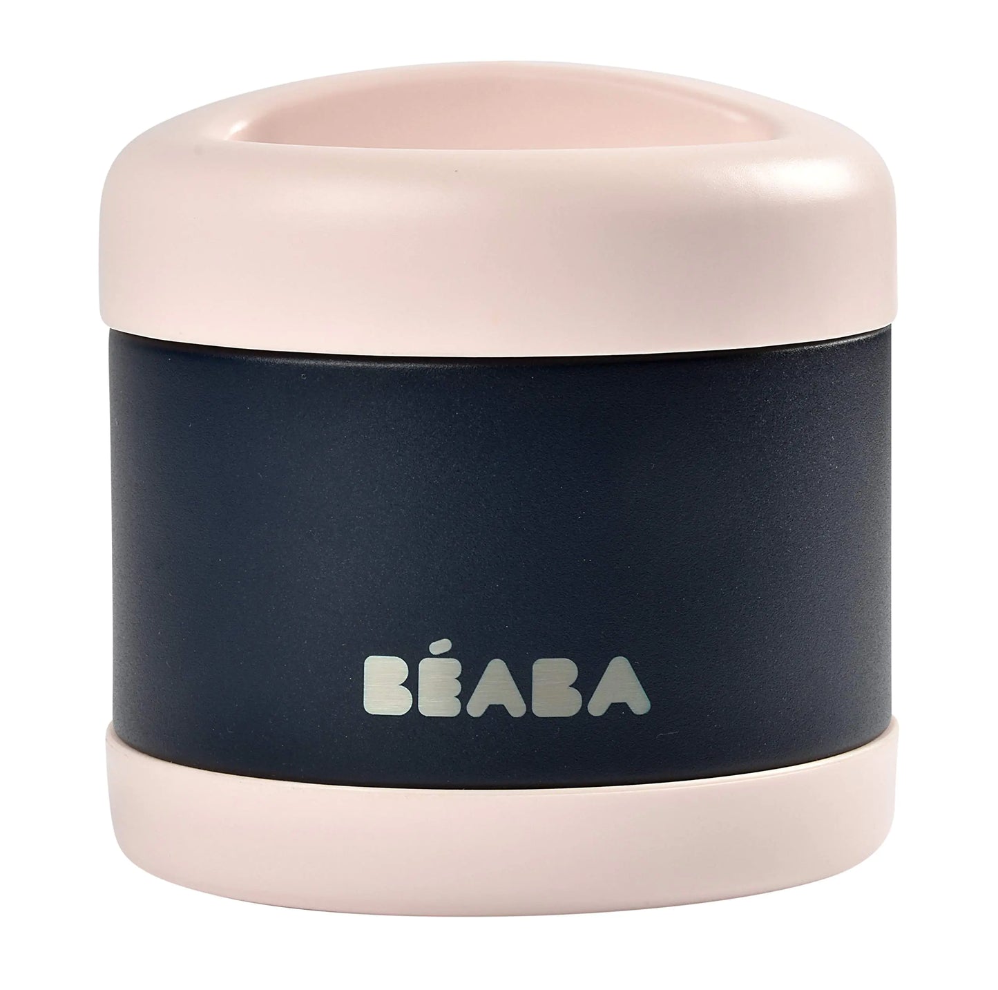 BEABA Stainless Steel Insulated Food Jar Insulated Food Container Baby Food Lunch Containers Baby Food Containers Thermos Kids Insulated Thermos 16 oz (Midnight)