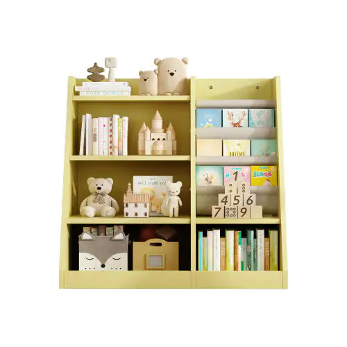 Bright Yellow Kids' Book and Toy Organizer