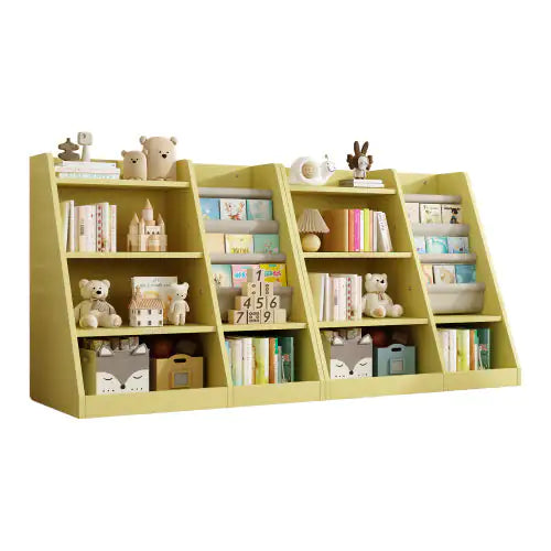 Bright Yellow Kids' Book and Toy Organizer