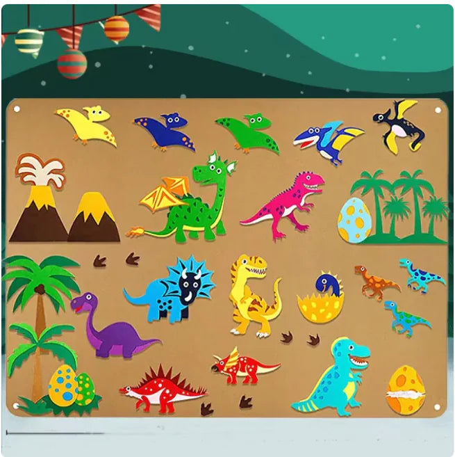 Kids’ 3D DIY Felt Activity Set – Creative Early Learning Educational Game for Toddlers