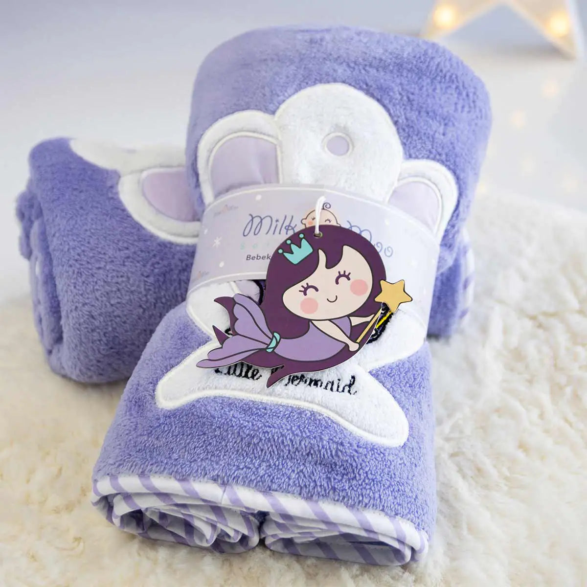 Mermaid Snuggle Baby Stroller Blanket