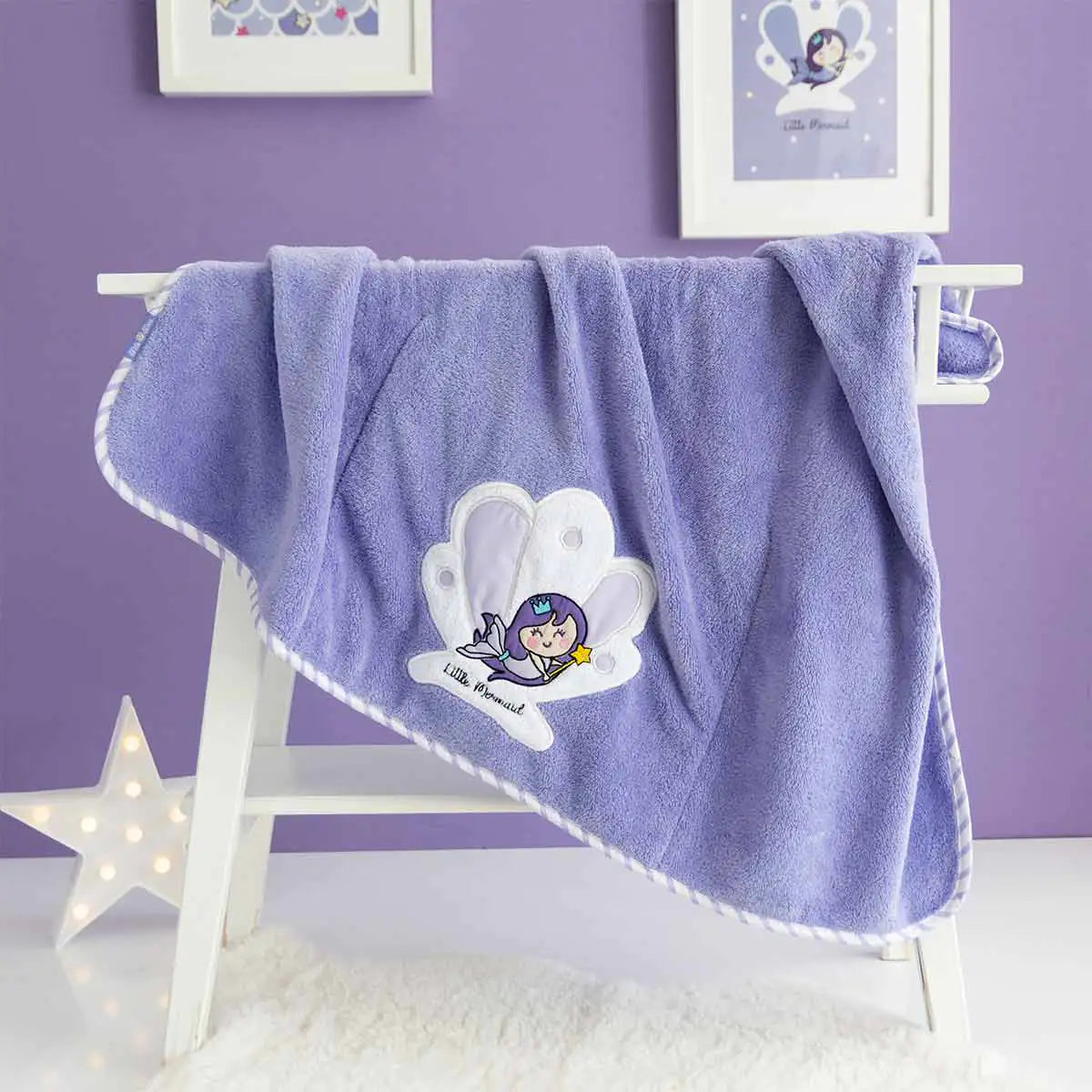 Mermaid Snuggle Baby Stroller Blanket