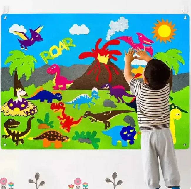 Kids’ 3D DIY Felt Activity Set – Creative Early Learning Educational Game for Toddlers