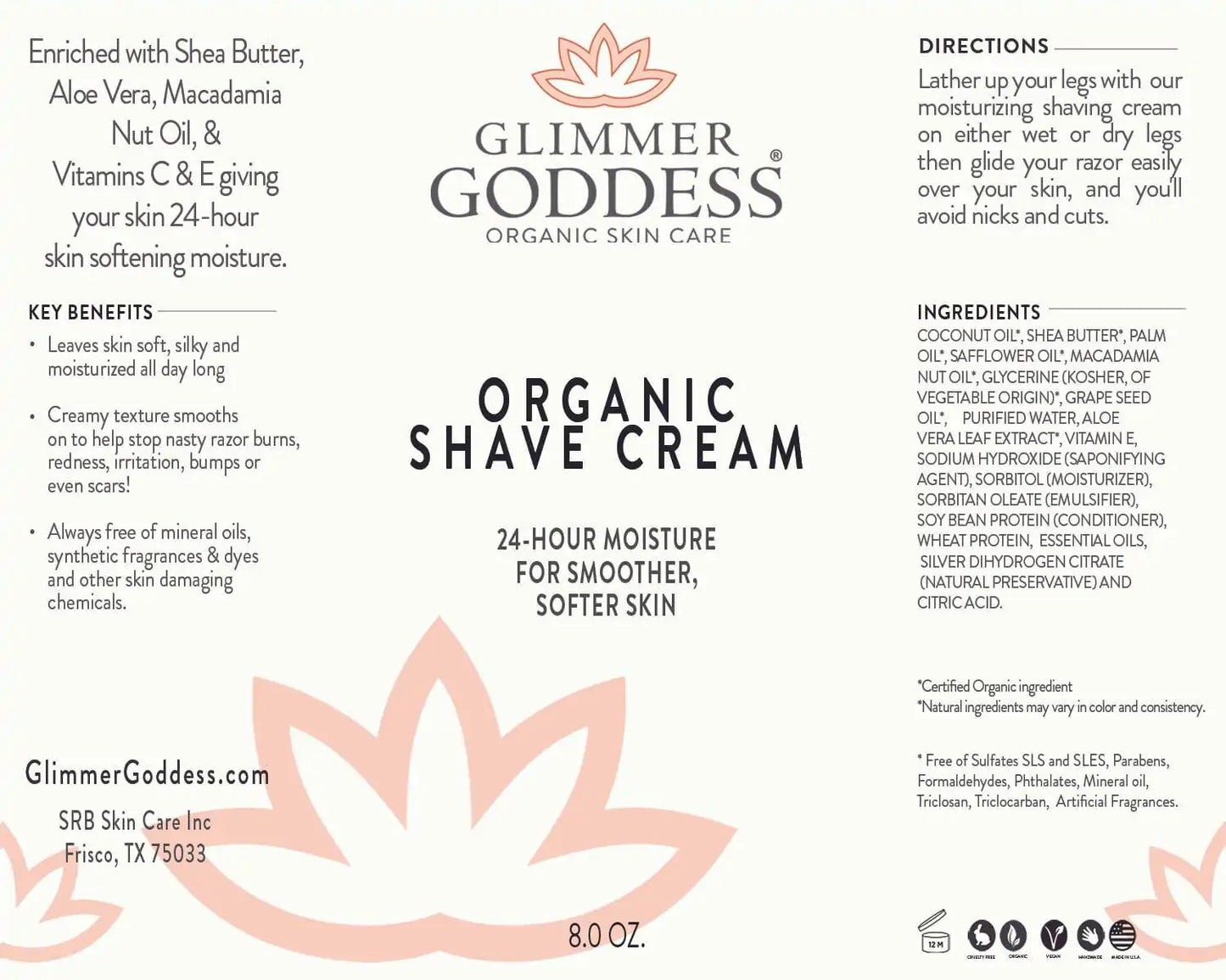 Soothing Organic Shave Cream