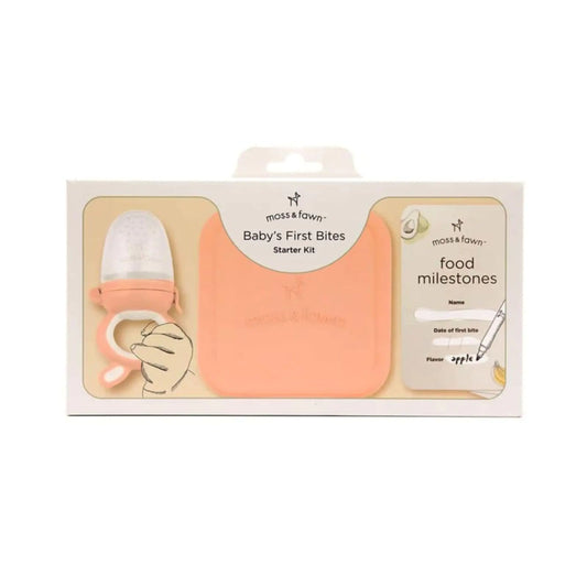 Bloom Baby Starter Kit - Ice Tray & Teether Feeder with Milestone Tracker