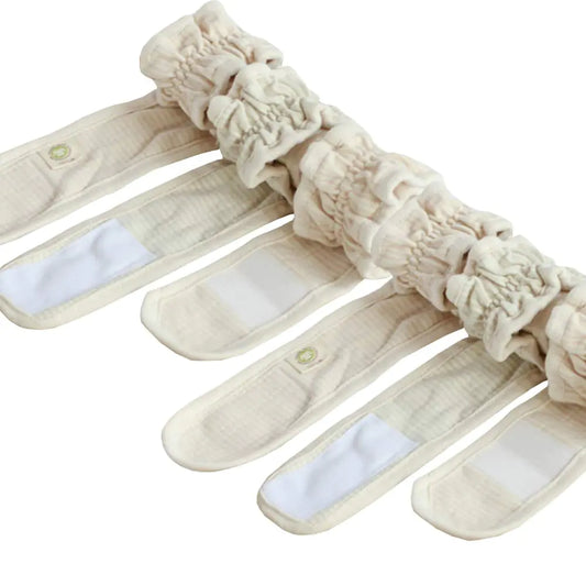 Topwon Pure Cotton Baby Diaper Belt 6-Pack