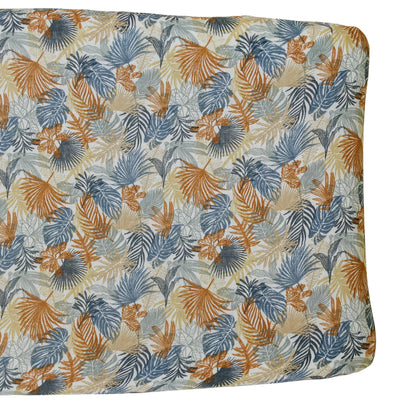 Mebie Palms Muslin Cotton Changing Pad Cover