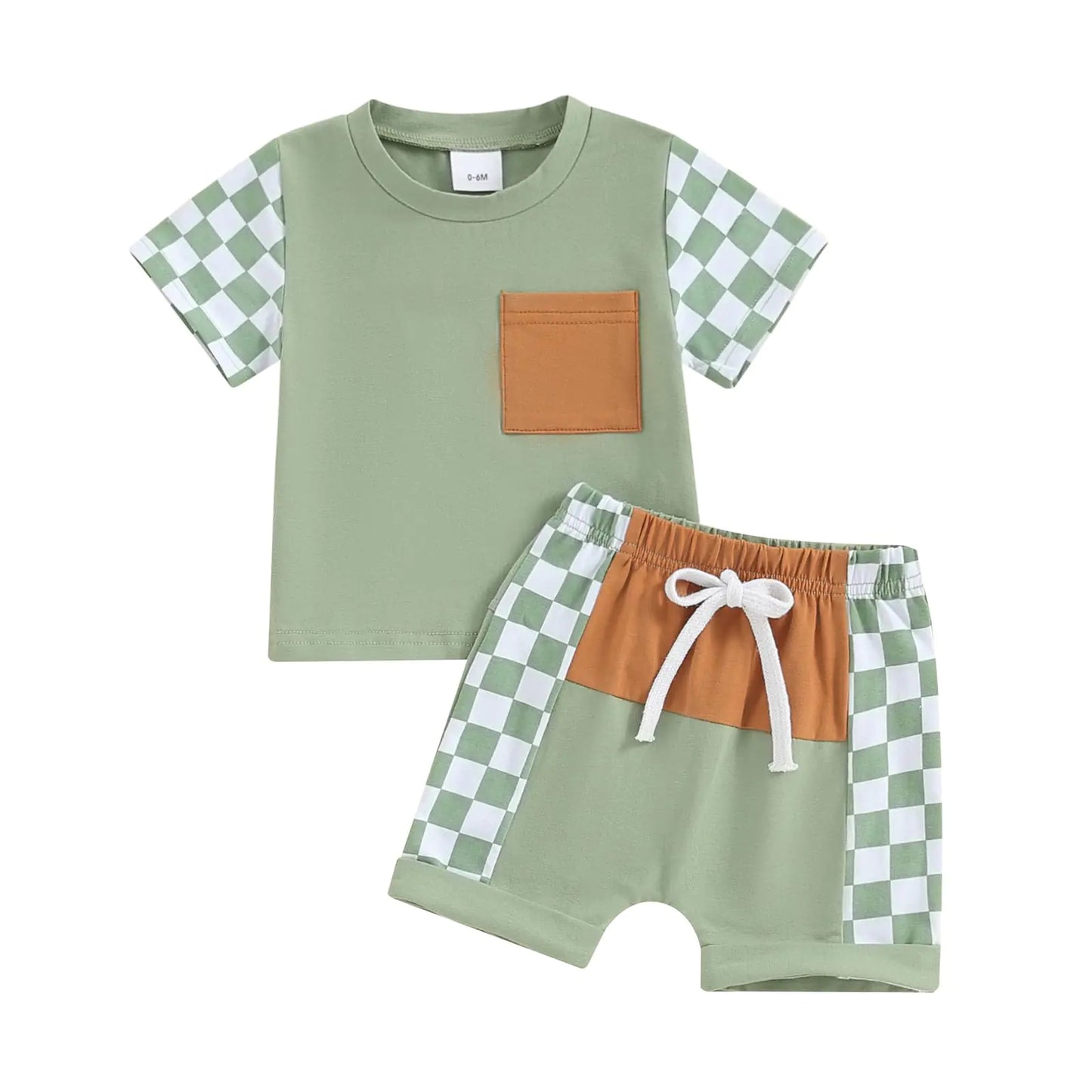 TinyTrendsetter Baby Boy Summer Set