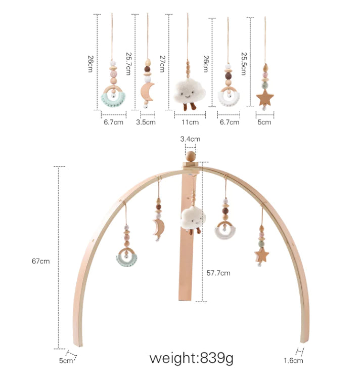 Baby Playtime Wooden Gym