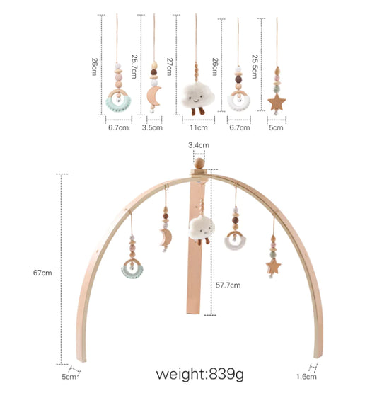 Baby Playtime Wooden Gym