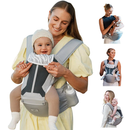 MOMTORY 6-in-1 Ergonomic Baby Carrier