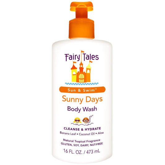 Fairy Tales Sunny Days Chlorine Removal Body Wash – 16oz After-Swim Cleanser for All Ages