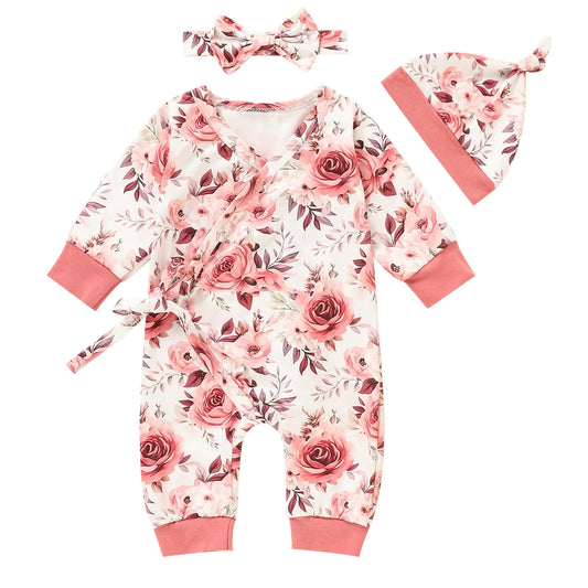 Sinhoon Newborn Gender-Neutral Romper Set
