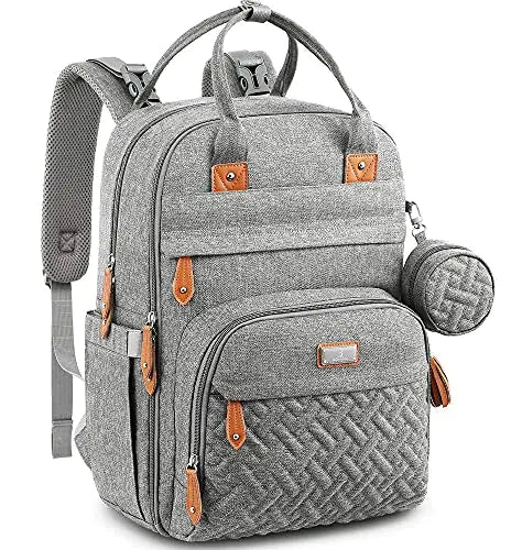 BabbleRoo Ultimate Diaper Backpack - All-in-One Baby Travel Bag