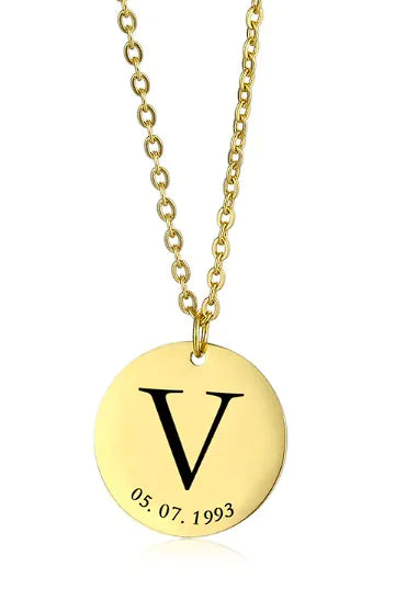 Custom Name Steel Clavicle Necklace