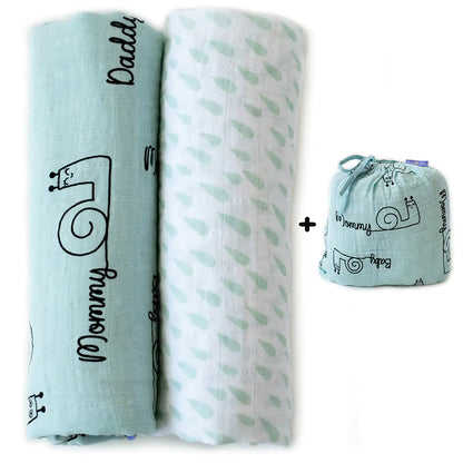 Milk&Moo Soft Muslin Swaddle Duo