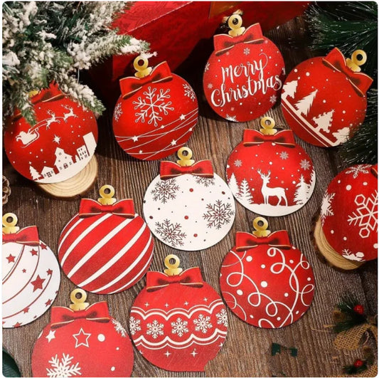 Woodland Cheer Round Christmas Ornament Plate