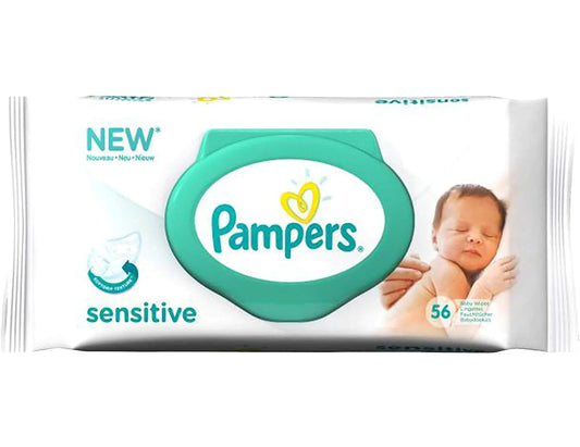 Pampers Gentle Touch - Sensitive Baby Wipes - 56 Count