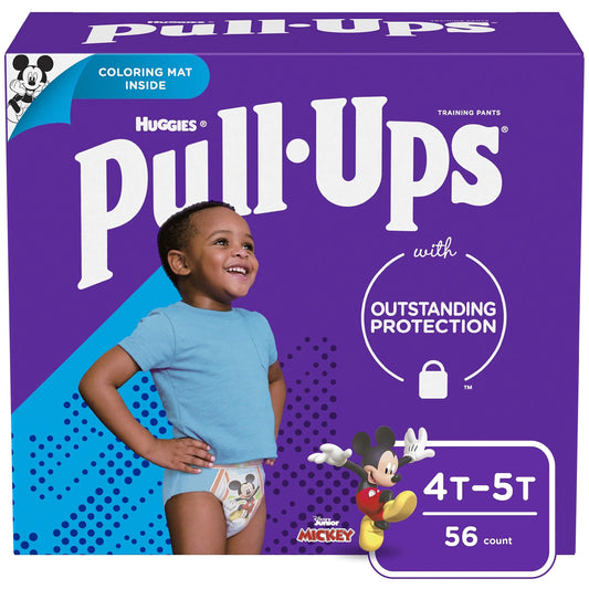 Boys' Potty Trainer Pants 4T-5T with Disney Designs - 56 Ct