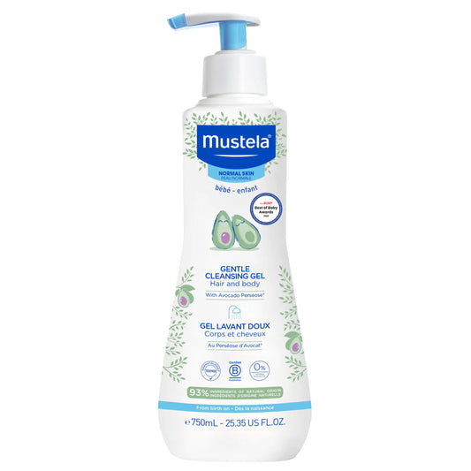 Mustela Baby Soothing Cleanser - Avocado & Vitamin B5 - 25.35 oz