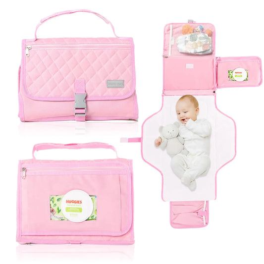 Pink LuxeComfort Baby Changing Mat