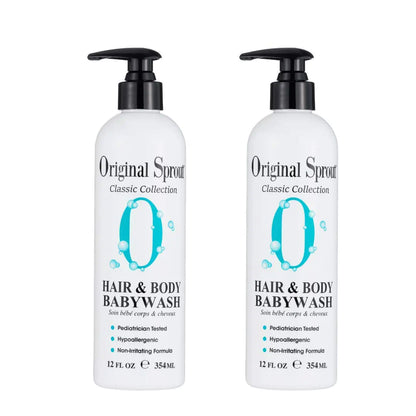 Original Sprout Organic Vegan Baby Hair & Body Wash – 12oz, Sensitive Skin