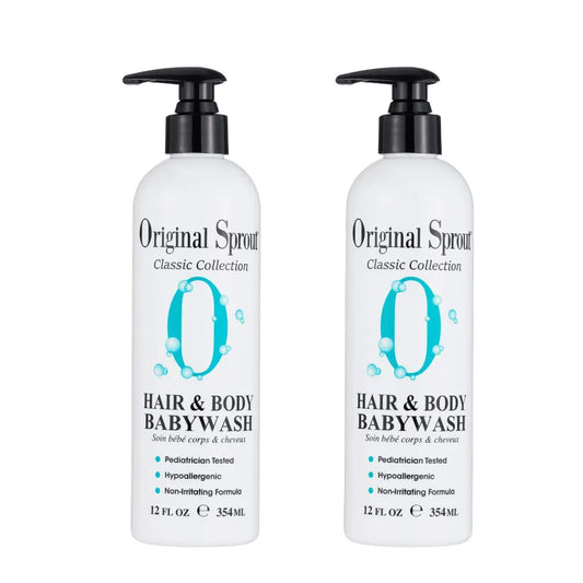Original Sprout Organic Vegan Baby Hair & Body Wash – 12oz, Sensitive Skin