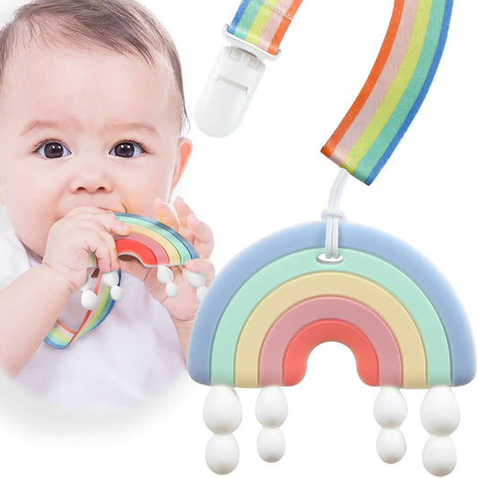 Giftty Soothing Rainbow Teether for Babies