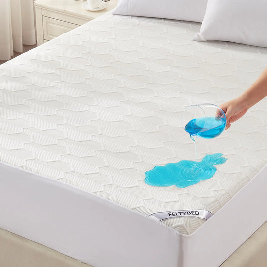 Queen Bamboo Waterproof Mattress Cover