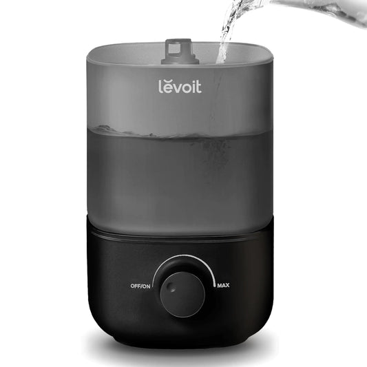 LEVOIT Classic 160 Easy-Fill Quiet Ultrasonic Humidifier 2.5L Black