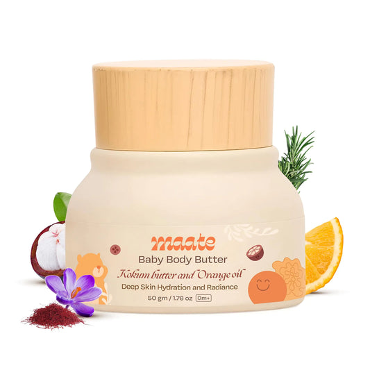 MAATE Luxe Baby Butter | Kokum & Shea Enrichment | For Soft Baby Skin