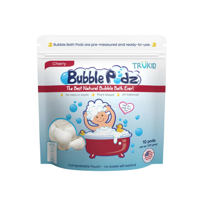 TruKid Cherry Bubble Podz for Kids Sensitive Skin