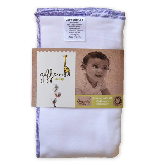 Geffen SoftBlend Prefold - M/L | Hemp & Cotton | Night Comfort Diaper