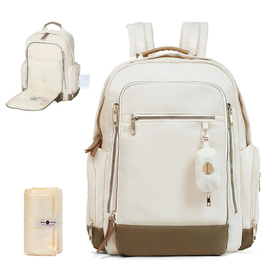Chic Mom & Dad Diaper Backpack with Dispenser