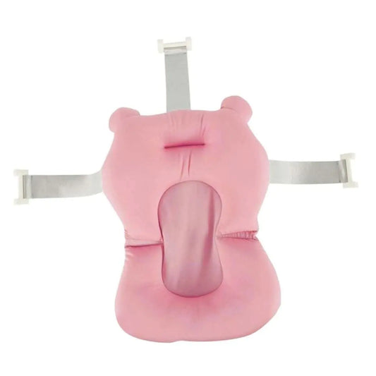 Infant Bath Support Cushion - Soft Bathtub Pad Pink