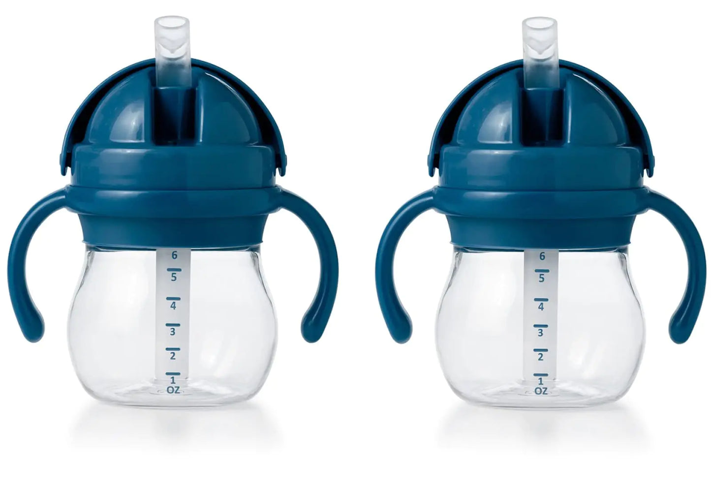 OXO Tot 6oz Navy Straw Cup Duo