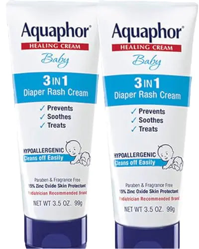 Baby Gentle Rash Cream Duo 3.5oz - Aquaphor