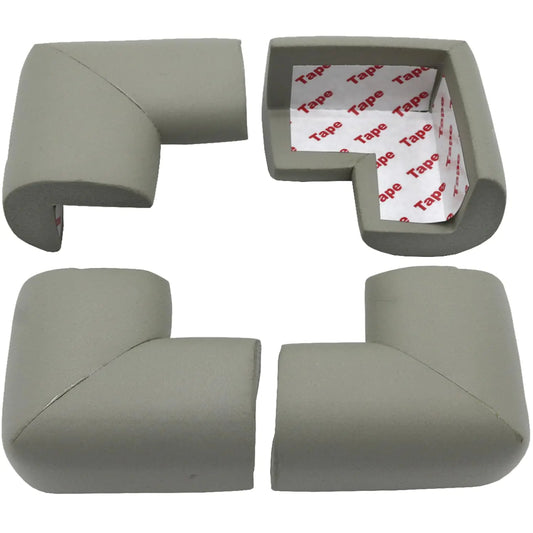 4 Pack Grey NBR Soft Safety Corner Cushions