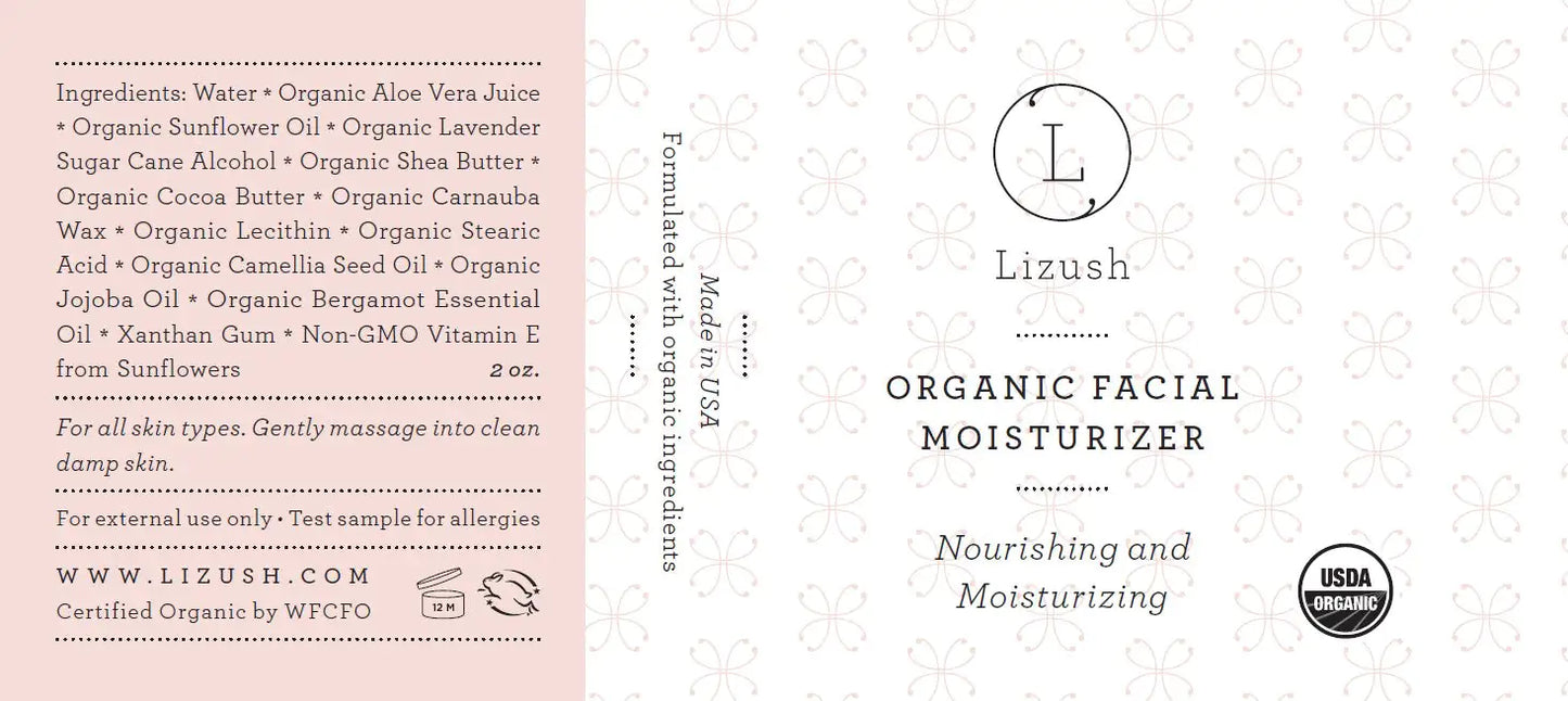 PURE HYDRATE Organic Face Cream