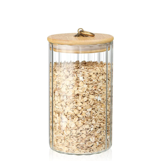 BambooSeal Glass Canister 32 oz