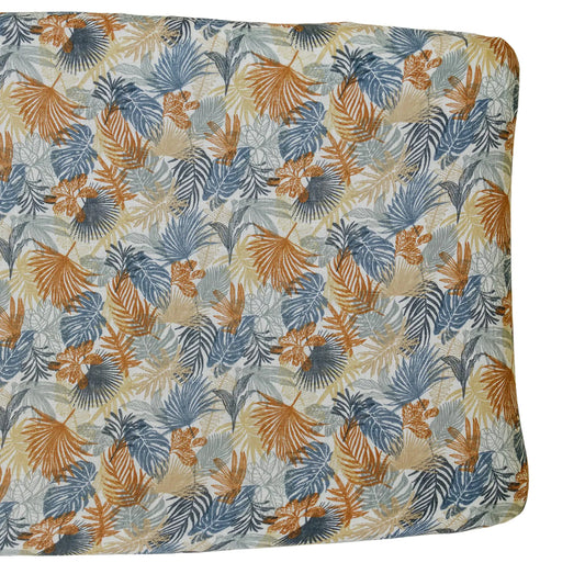Mebie Palms Muslin Cotton Changing Pad Cover