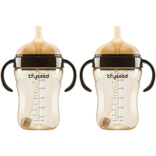 HydrateEase Toddler Straw Cup with Handles 2-Pack