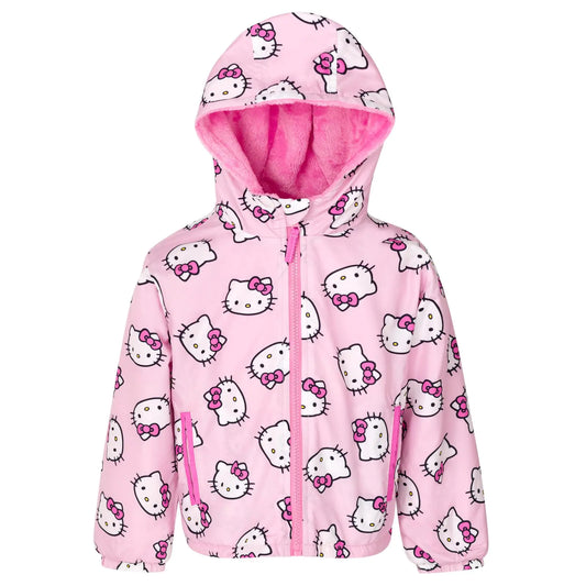 Hello Kitty Girls' Pink Windbreaker Size 7