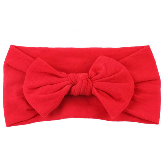 SoftGrip Red Nylon Baby Headband