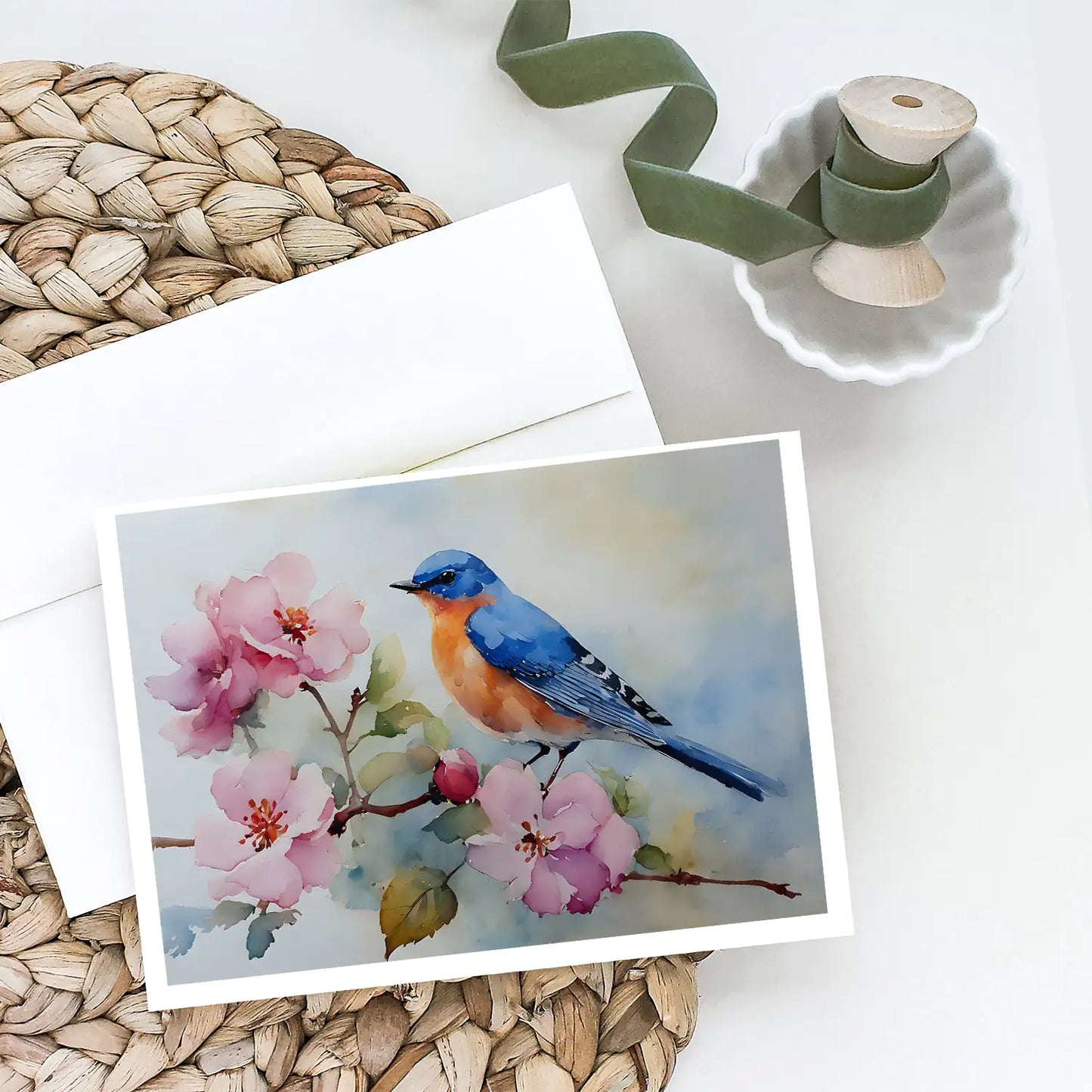 Bluebird Art Cards Set - 8 Pack