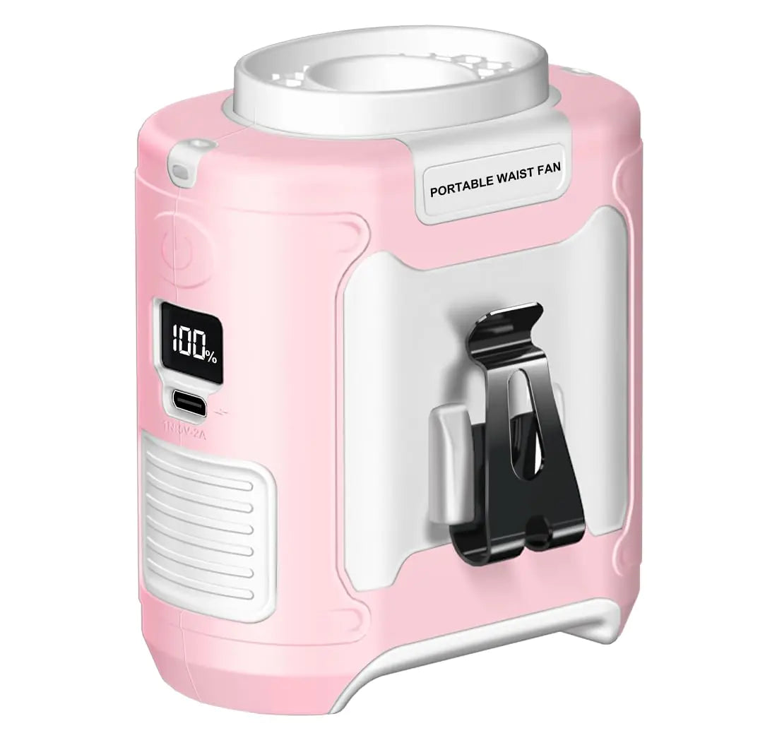 FlexiClip 2024 Rechargeable Waist Fan