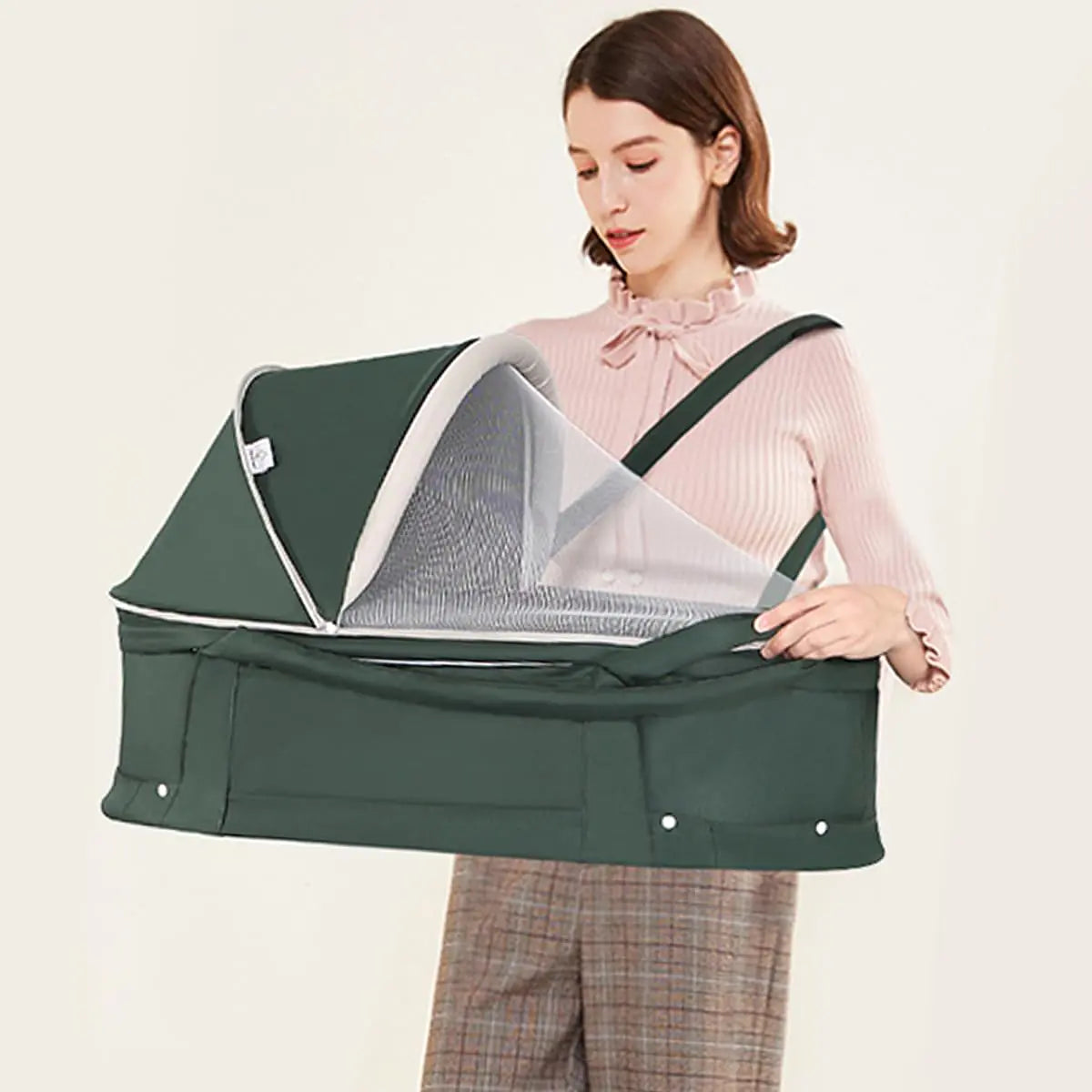 Surebaby 2-in-1 Portable Bassinet with Sunshade