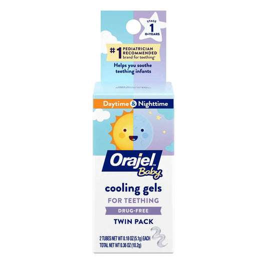 Orajel Baby Soothing Gel Day/Night Twin Pack 0.18 oz
