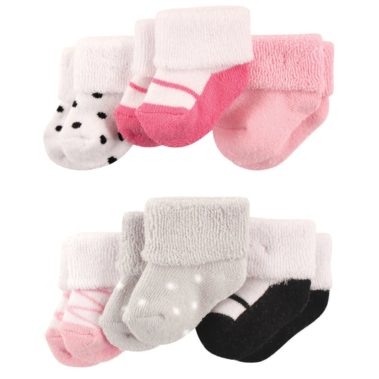 Luvable Pals 6-Pack Unisex Baby Socks 0-3 Months