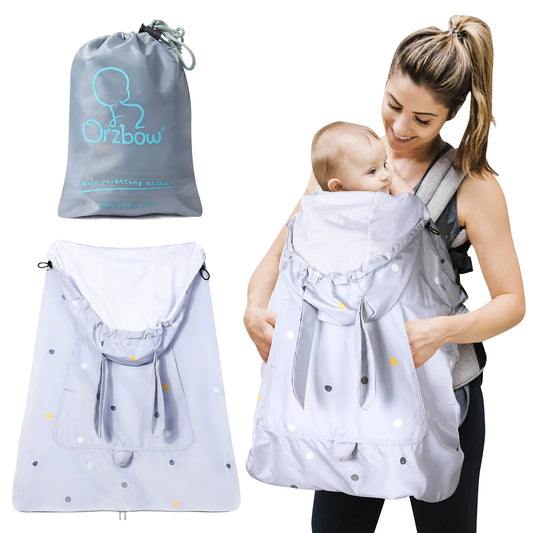 Orzbow All-Season Baby Carrier Rain Shield with Sun Hood